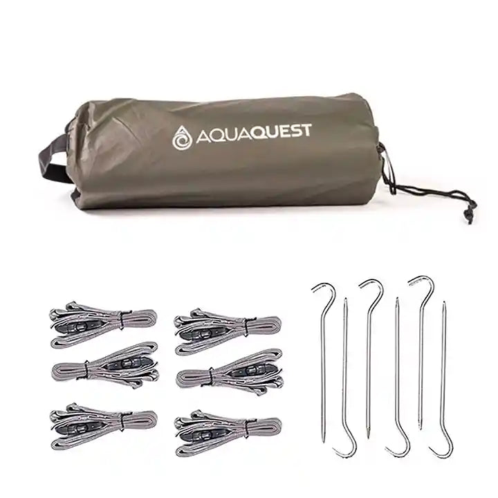 Safari Lightweight Tarp Camping Tarp   AquaQuest Waterproof