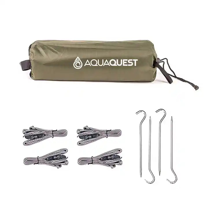 Safari Lightweight Tarp Camping Tarp   AquaQuest Waterproof