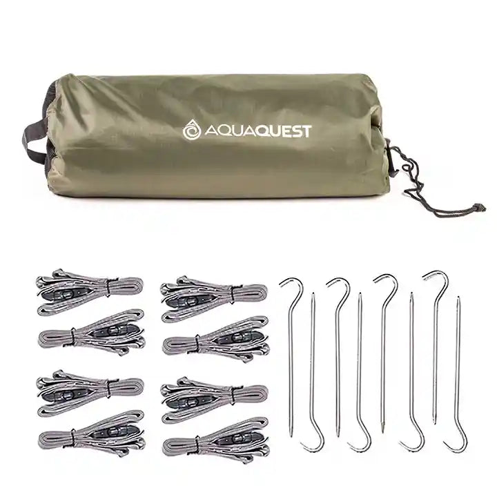 Safari Lightweight Tarp Camping Tarp   AquaQuest Waterproof