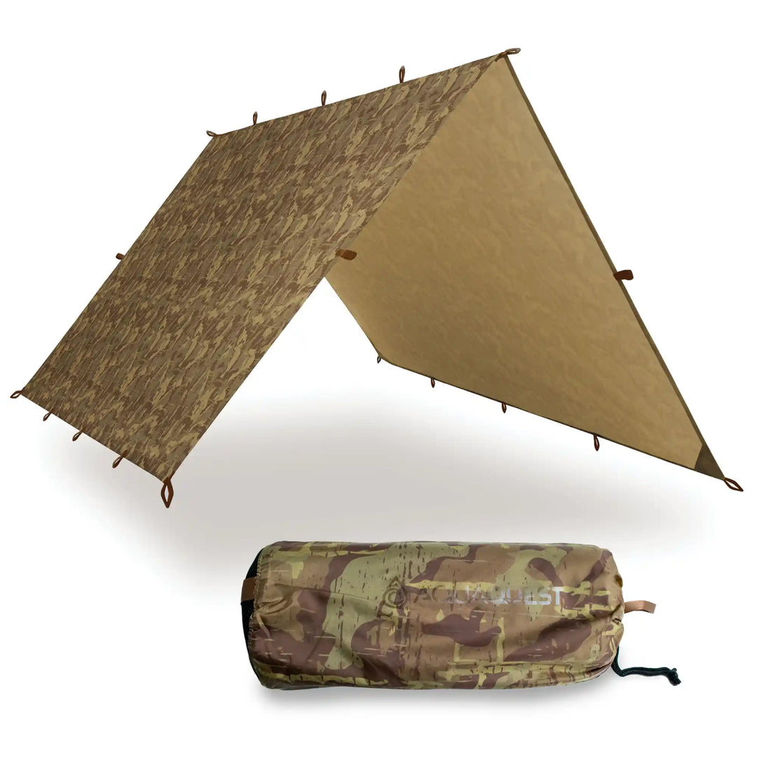 Safari Lightweight Tarp Camping Tarp   AquaQuest Waterproof