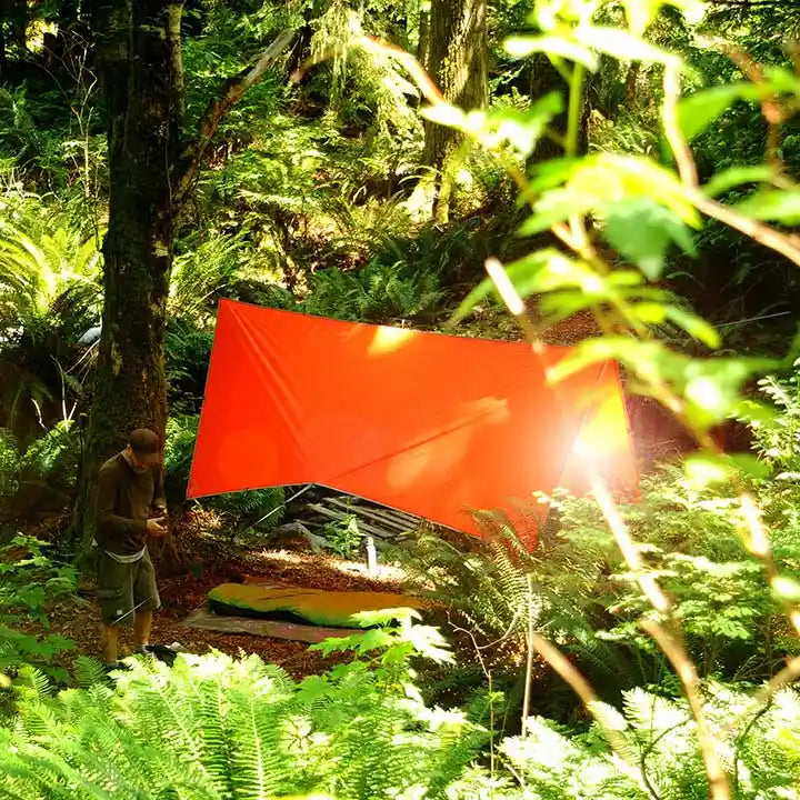 Survivor High Visibility Tarp Camping Tarp   AquaQuest Waterproof