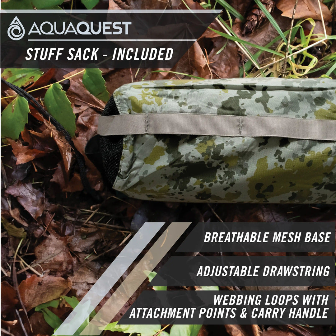 Safari Lightweight Tarp Camping Tarp   AquaQuest Waterproof