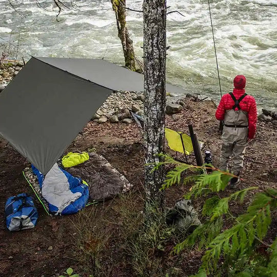 Safari Lightweight Tarp Camping Tarp   AquaQuest Waterproof