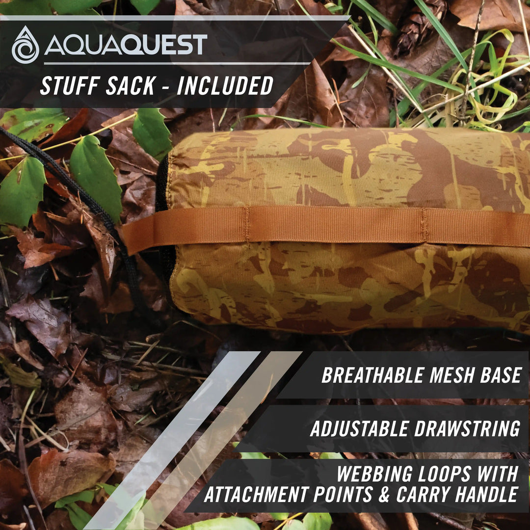 Safari Lightweight Tarp Camping Tarp   AquaQuest Waterproof