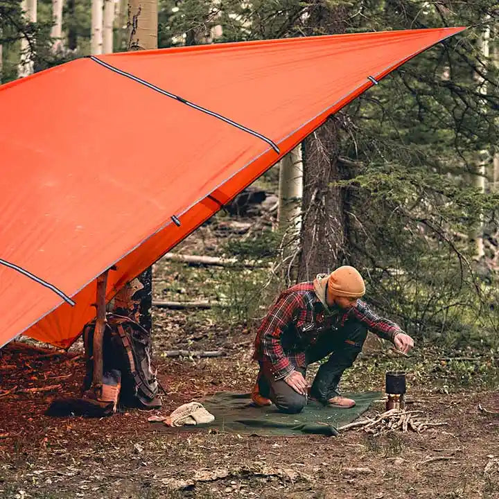 Survivor High Visibility Tarp Camping Tarp AquaQuest Waterproof