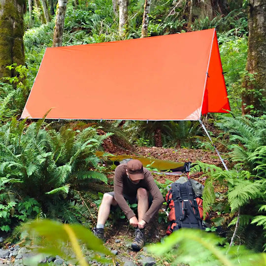 Survivor High Visibility Tarp Camping Tarp   AquaQuest Waterproof