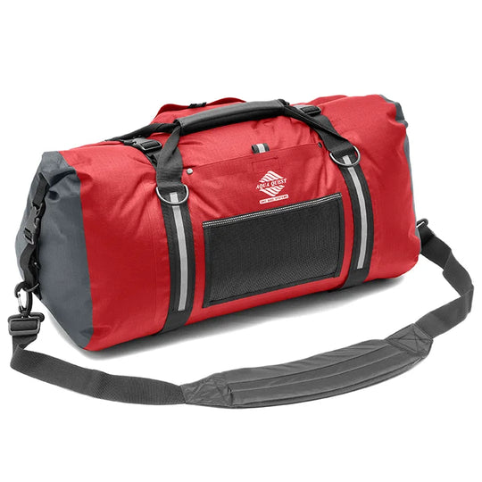 White Water Duffel | Old Logo Waterproof Duffel Bag 50 L Morello Red AquaQuest Waterproof